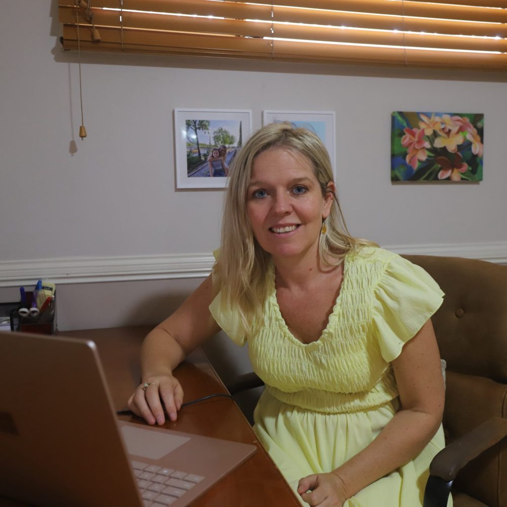 Candice in office